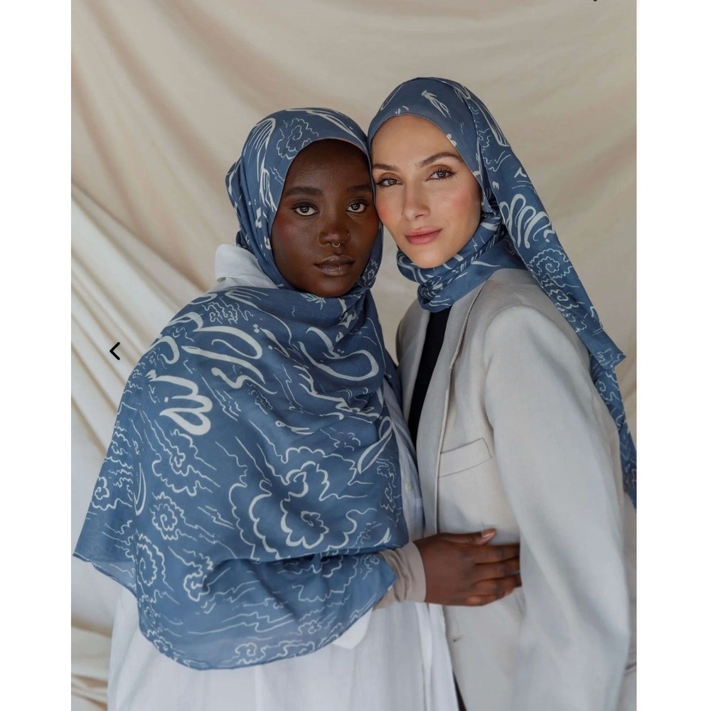 Vela Scarves Baladi Breeze Blue Modal Hijab Standard Size NWT Sealed